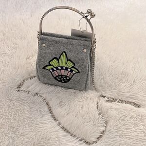 NWT Goshico Suede Crossbody Handbag